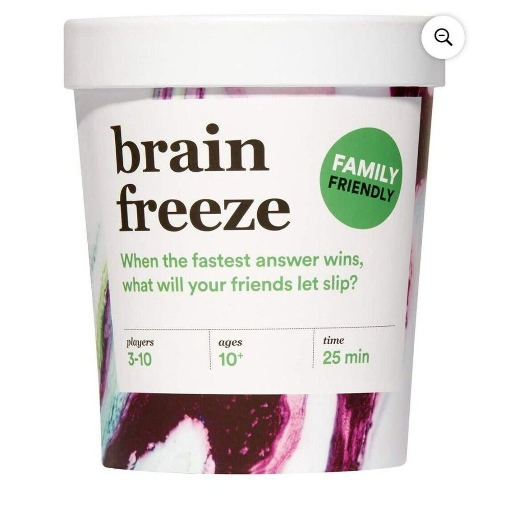 Brain Freeze Card Game Funny Family Friendly 10+ NEW SEALED Family Game Night